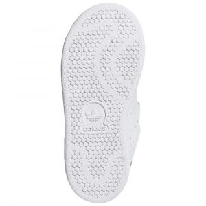 Adidas Chaussures enfant STAN SMITH CF I - Couleur 19,20,21,24,25,26,23 1/2,25 1/2,26 1/2 - Taille Blanc