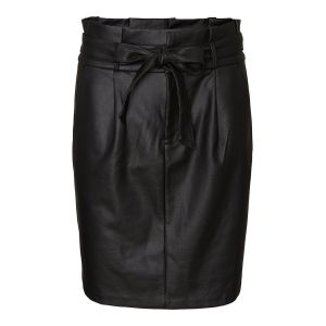 Vero Moda Taille Haute Enduite Jupe Crayon Women black Black - Taille M