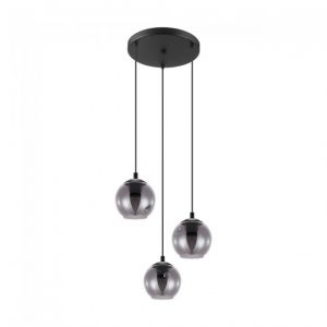 Eglo Suspension Ariscani noire 3xE27