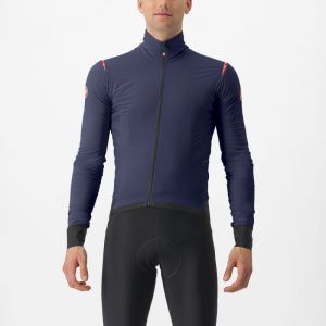 Castelli Alpha Flight RoS Jacket - Veste vélo homme Belgian Blue / Pompeian Red / Rock XL