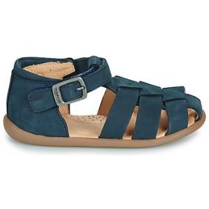 Pom d'Api Sandales enfant STAND-UP PAPY Bleu - Taille 24,25