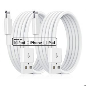 C&acirc;ble Usb Vers Lightning 1m, 2 X Cables Chargeur Iphone Cable De Charge(Usb ) Pour Iphone 5/6/7/8/Se/X/11/12/13/14 Pro Max