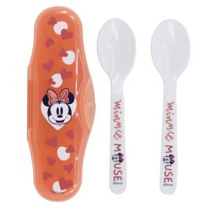 Stor Set 2 Cuilleres Avec Boitier De Transport Minnie Collector