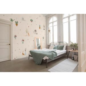 Lé Papiers de Ninon Papier peint Panoramique PETITS BOUQUETS