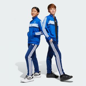 Adidas Survêtement Tibeiro enfant, bleu et blanc
