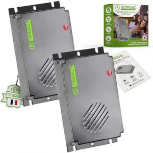 Isotronic Répulsif Contre SourisRats et Rongeurs à Ultrason - 2 pièces