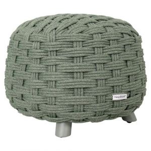 Hesperide Pouf de jardin tress&eacute; rond OBBAE - Laurier - Obbae