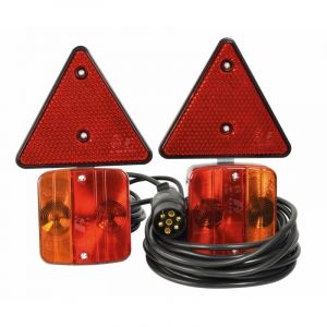 Autobest 2 Lanternes Magnetiques + Triangle - Cable 7.5M