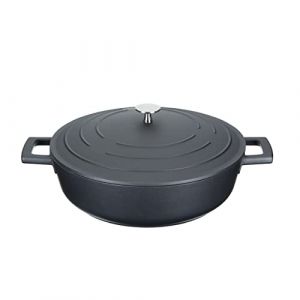 Image de Master class Cocotte 4L en fonte d'aluminium noir 29 x 37 x 14