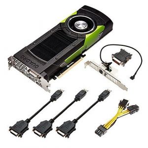 PNY VCQM6000-PB - Carte Graphique Pro Quadro M6000 12 Go GDDR5 PCI-Express
