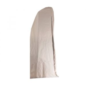 Décoshop26 Housse de protection pour parasol deporte jusqu a 3m avec fermeture eclair creme 04_0007052