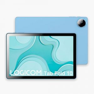 Logicom Fold 10 10,1" 128 Go Gris + Folio