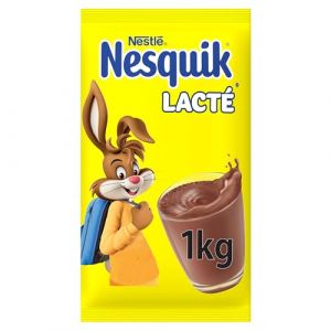 Nestl&eacute; Lact&eacute; - Chocolat en Poudre - Cacao en Poudre &agrave; M&eacute;langer avec de l'Eau - Pr&eacute;paration Instantan&eacute;e Chocolat Chaud - Go&ucirc;t de chocolat - Petit-D&eacute;jeuner - Sachet 1 de kg