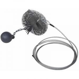 VidaXL Brosse ronde pour chemin&eacute;e Dia. 15 cm