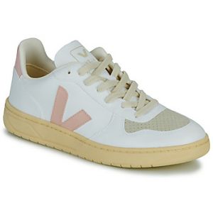 Image de Veja V-10 Cwl Femme Baskets Blanc Rose