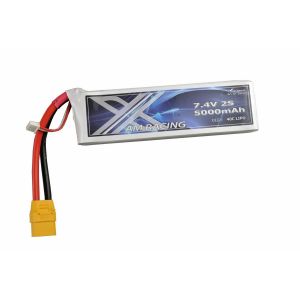 Amewi Batterie AMXRacing LiPo Akku 2S 7,4V 5000mAh 40C Softcase, XT90