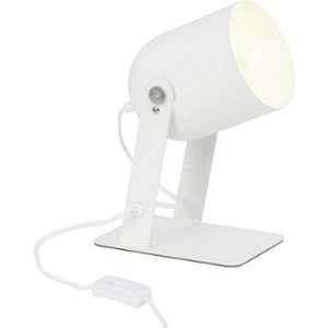 Image de Brilliant AG YAN-Lampe à poser en Métal Orientable H22cm Blanc