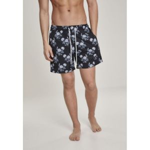 Image de Urban classics Short De Bain à Motif 3XL Black / Multicolor