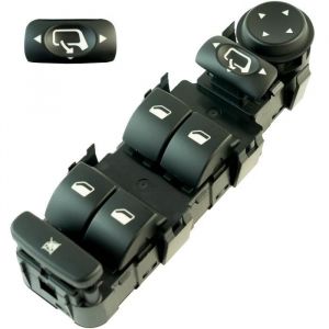 Commande lève vitre pour Citroen C4, C5, C8, Ulysse, Phedra, 307 et 807 (2000-2014) avant gauche (côté conducteur)