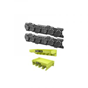 Ryobi Pack Système LINK 2 rails muraux - Étagère polyvalente - Tablette polyvalente