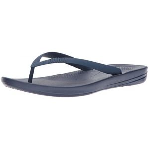 FitFlop Iqushion Ergonomic Flip-Flops, Sandales Bout Ouvert Homme, Bleu (Midnight Navy 399), 43 EU