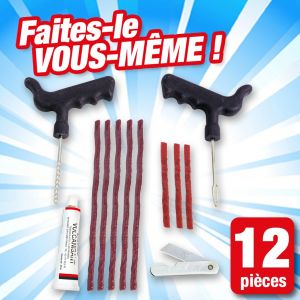 Autobest Kit tubeless complet 12 pieces