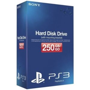 Sony Disque dur 250 Go + Support disque dur pour PS3 Ultra slim