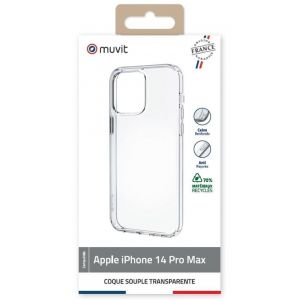 Muvit Coque transparente Made In France iPhone 14 PRO MAX