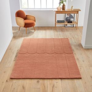 Image de Tapis en laine, Alba Terracotta Taille 160x230 cm;200x290 cm
