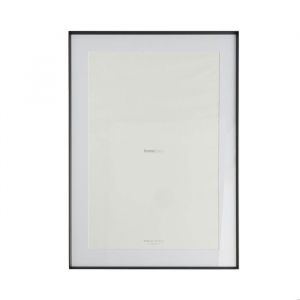 Cadre Anzi Noir Moyen en Aluminium 50 x 70 cm