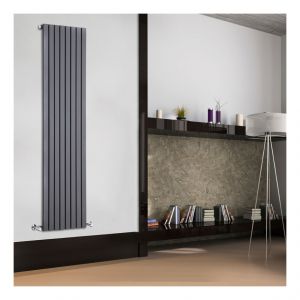 Image de Hudson Reed TDRAFP18 - Radiateur design vertical Sloane 178cm x 47,2cm x 5,3cm