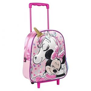 Image de Artesania cerda Mochila Carro Infantil 3D Minnie Sac à Dos Enfants, 31 cm, Rose