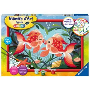 Ravensburger Numéro d’Art grand format - Bisous de poissons -4005556235995