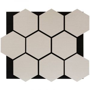 Atmosphera Panneau décoratif mural Clint beige lin 56x69cm créateur d'intérieur