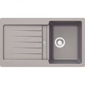 Schock Vier granit gris béton ledis 1 bac 1 égouttoir