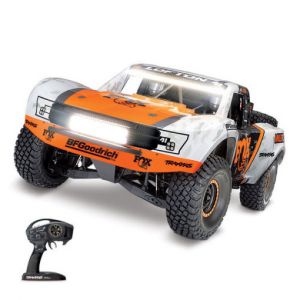 Traxxas Unlimited Desert VXL Fox blanc, orange brushless Auto RC électrique Short course 4 roues motrices (4WD) prêt à fonctionner (RtR) 2,4 GHz