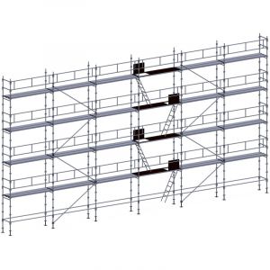 Image de Echafaudage façadier 190 m² garde-corps planchers