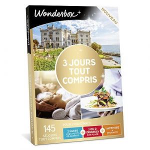 Wonderbox Coffret Cadeau - Séjours - 3 Jours Tout Compris - avec Ce Séjour Tout Compris, Votre Plaisir, Lui, Sera Garanti !