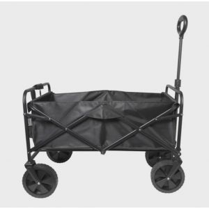 Xenos Wagon pliable - 103 x 54 x 108 cm - Noir