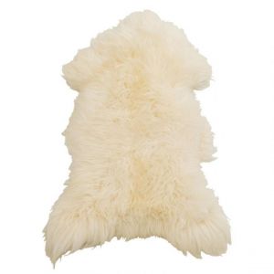 Prix Tapis Imitation Fourrure Peau 70x110cm Blanc