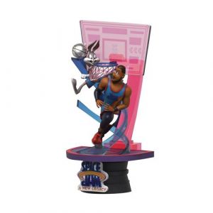 Figurine Diorama Space Jam : A New Legacy D-Stage Bugs Bunny & Lebron James New Version 15 cm