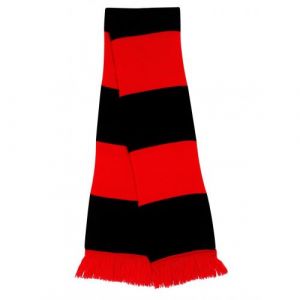 Result Echarpe épaisse thermique tricotée - Homme (Taille unique) (Blanc/Bleu marine) - UTBC876