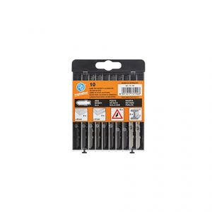 PG Professional Assortiments 10 lames de scie sauteuse bois et métal - 721.90