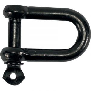 Posamo Manilles, droites, galvanisées zingué noir 8,0mm-5/16 (Par 50)