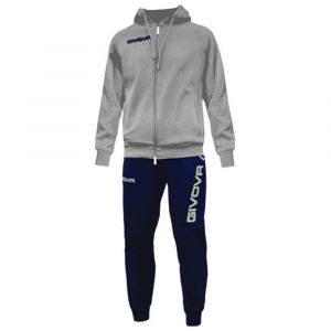 Givova Survêtement King 10-12 Years Grey / Blue