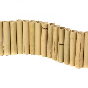 Sunny Days Bordure de jardin en bambou 1m Autres Beige