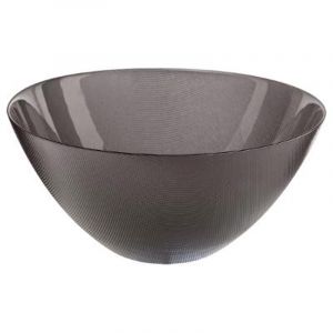 Image de Saladier en verre Hibba D 29,5 cm Gris AC DÉCO