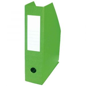 Elba Porte-revues - en PVC soud&eacute; - 32 x 24 cm - dos de 7 cm - livr&eacute; &agrave; plat - vert anis