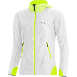 Gore Wear R5 Gore-Tex Infinium Veste Isolante Femme, blanc/jaune EU 42 Talvijuoksutakit & -liivit