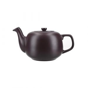 La Cafetière Théière Classique Traditionnelle à Poignée Confortable et Bec Verseur Anti-Goutte, Sert 4 Tasses, Convient aux Sachets de Thé, Facile à Nettoyer, Passe au Lave-Vaisselle, 1,2 L, Violet